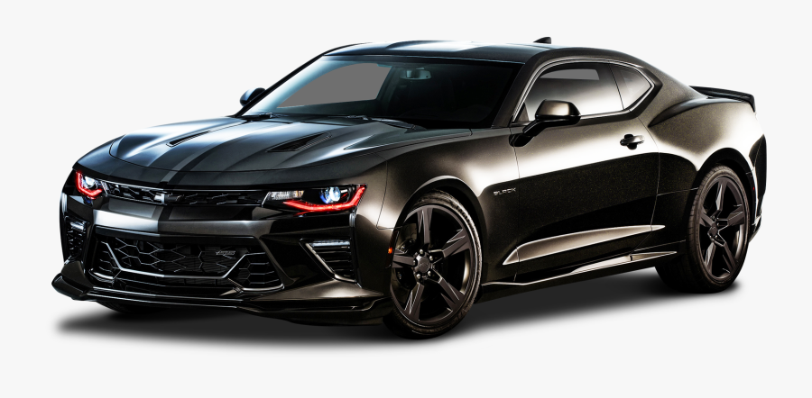 Car No Background - All Black Camaro 2020, Transparent Clipart