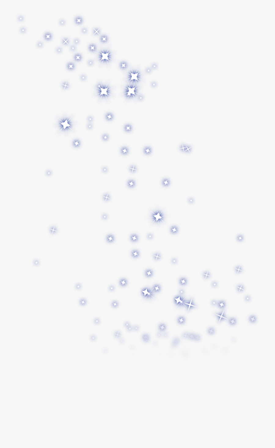 Blue Point Light Light, Creative, Effects, Points Clipart - Синие Звезды Пнг, Transparent Clipart