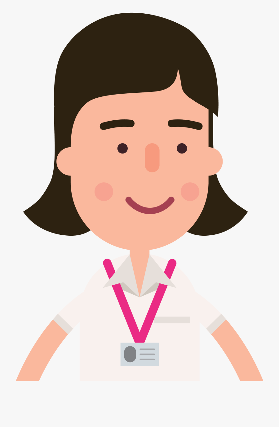 Headshot Carer - Care Staff Clip Art, Transparent Clipart