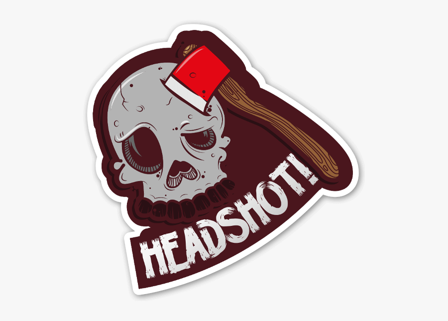 #freetoedit #caveira #stickers #headshot - Stickers De Head Shot, Transparent Clipart