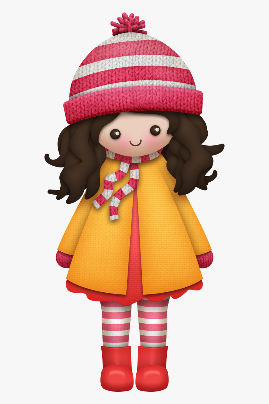 Winter People Clipart, Transparent Clipart