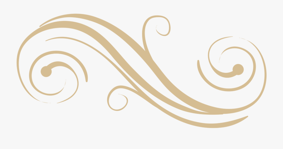 Gold Swirl Png - Circle, Transparent Clipart