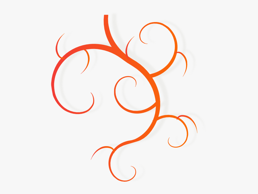 Swirls And Hearts Clip Art, Transparent Clipart