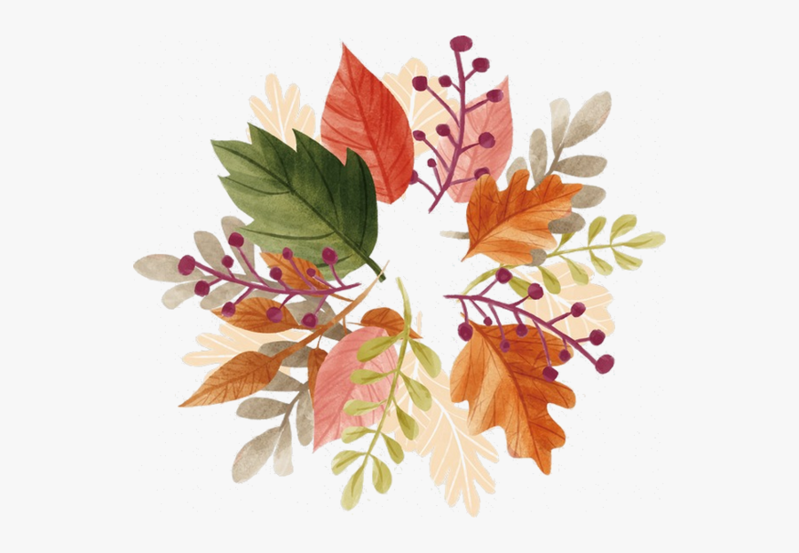 Autumn Flower Watercolor Png , Free Transparent Clipart - ClipartKey