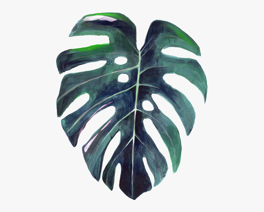 Watercolor Leaves Png - Watercolor Palm Leaf Png, Transparent Clipart