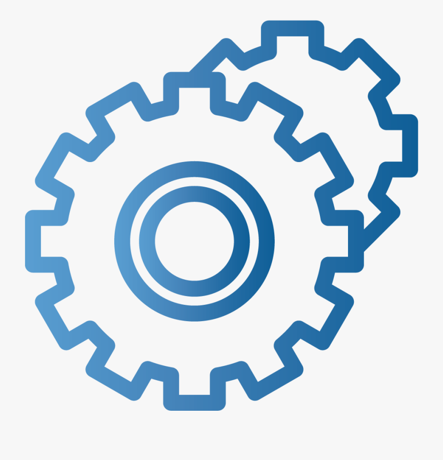 Transparent Compartir Png - Gear Drawing No Background, Transparent Clipart