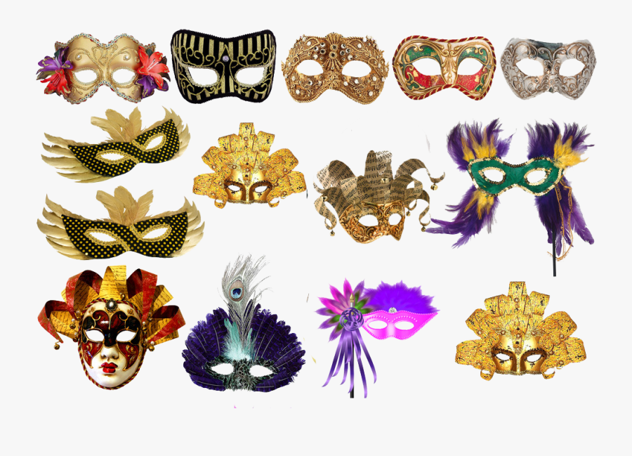Masquerade Halloween Ball Mask Carnival Free Download - Carnival Masks, Transparent Clipart