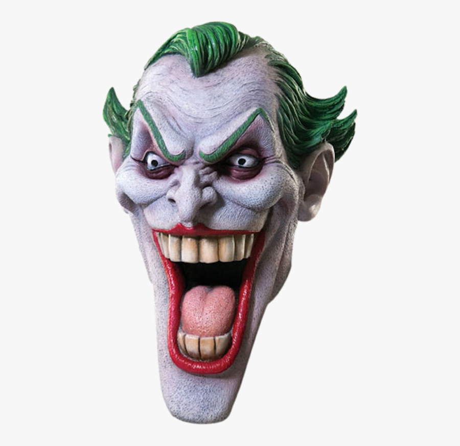 Joker Mask Png - Joker Paper Mache Mask, Transparent Clipart
