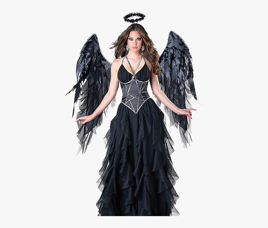 Halloween Costume Transparent - Dark Angel Costume, Transparent Clipart