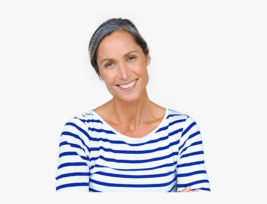 Woman Smiling In Waiting Room - Smiling Woman Png, Transparent Clipart