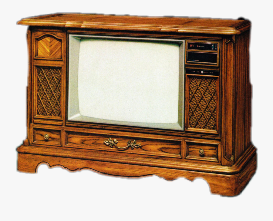 #vintage #tv #television #furniture #retro - Drawer, Transparent Clipart