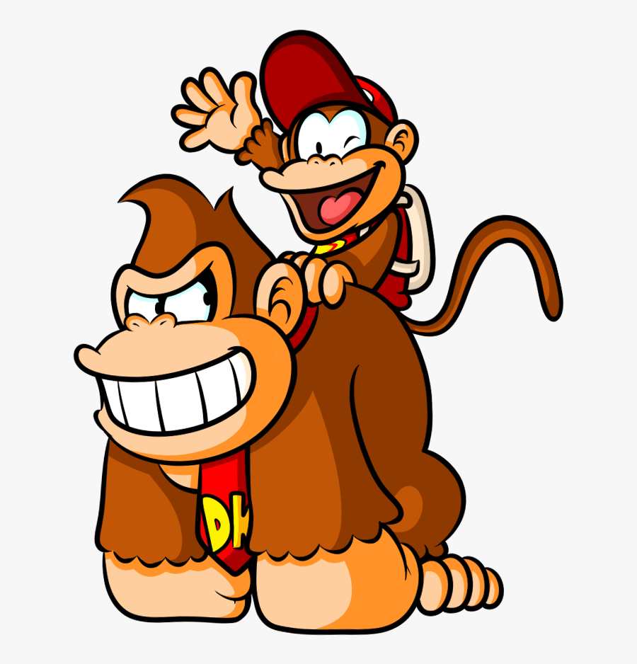 Donkey Kong Cartoon Drawing Clipart , Png Download - Cartoon Donkey Kong Drawing, Transparent Clipart