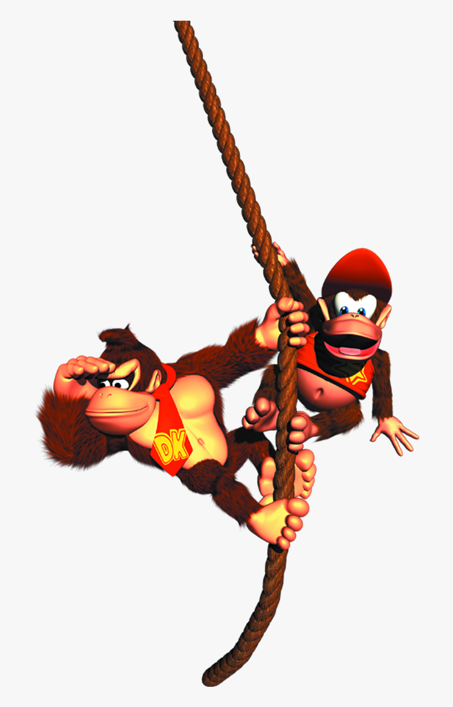 Donkey Kong Png Clipart - Donkey Kong On Vine, Transparent Clipart