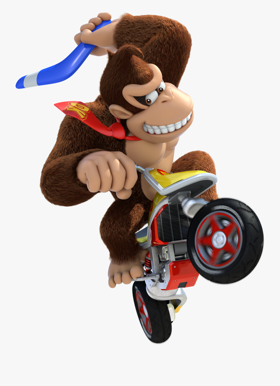 Transparent Donkey Kong Clipart - Mario Kart 8 Deluxe Donkey Kong, Transparent Clipart