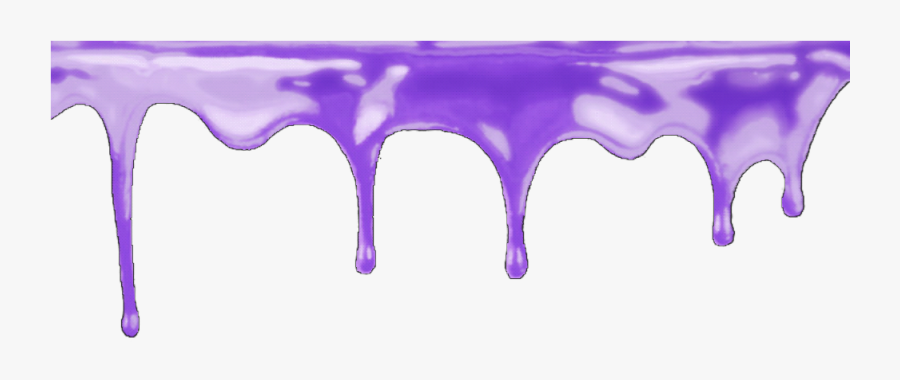 #purple #border #edging #frame #paint #dripping #drip - Blue Paint Drip Png, Transparent Clipart