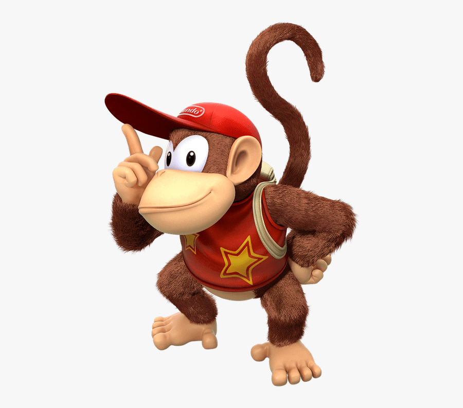 Diddy Kong Dixie Kong, Transparent Clipart
