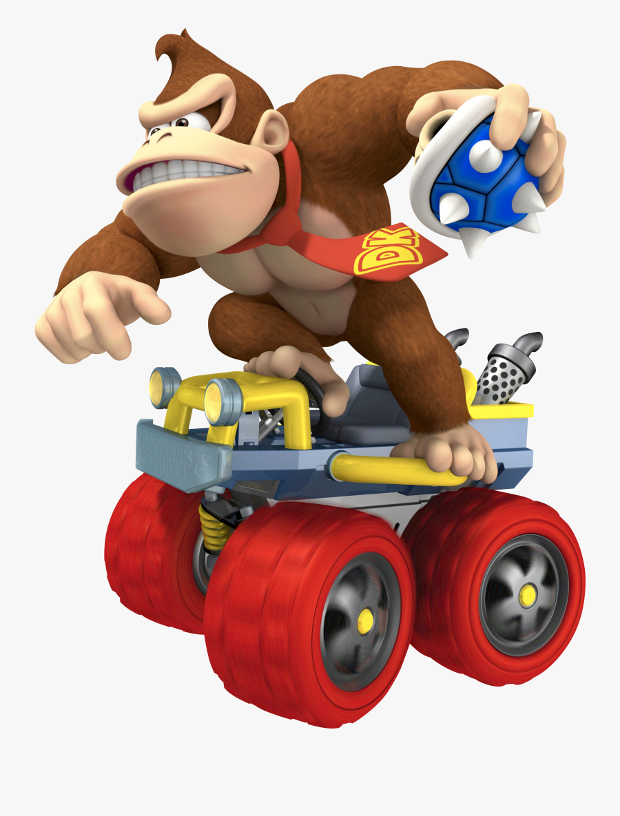 Mario Clipart Mario Cart - Donkey Kong Kart 8, Transparent Clipart