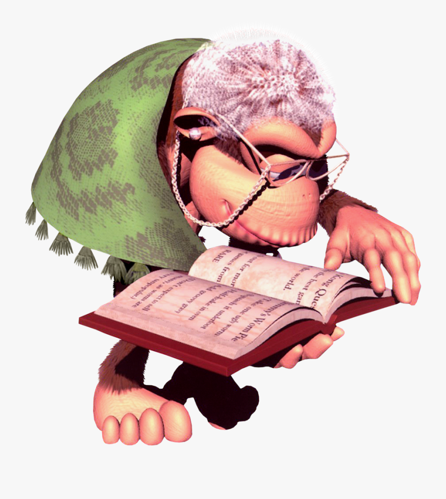 Donkey Kong Country - Wrinkly Kong Png, Transparent Clipart