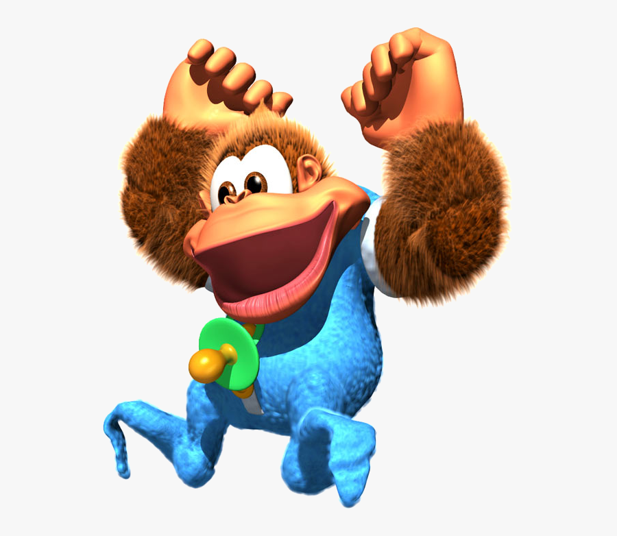 Image Kiddy Artwork Donkey - Donkey Kong Country 3 Baby, Transparent Clipart