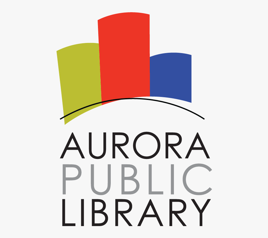 Aurora Public Library Logo Colour Blk Text Transparent - Aurora Public Library Logo, Transparent Clipart