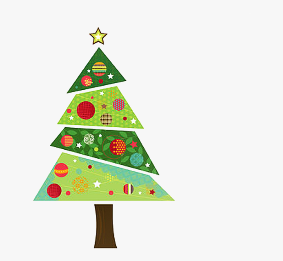 Wall Decoration Christmas Tree, Transparent Clipart
