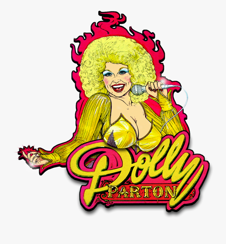 Dolly Parton Pinball Art, Transparent Clipart