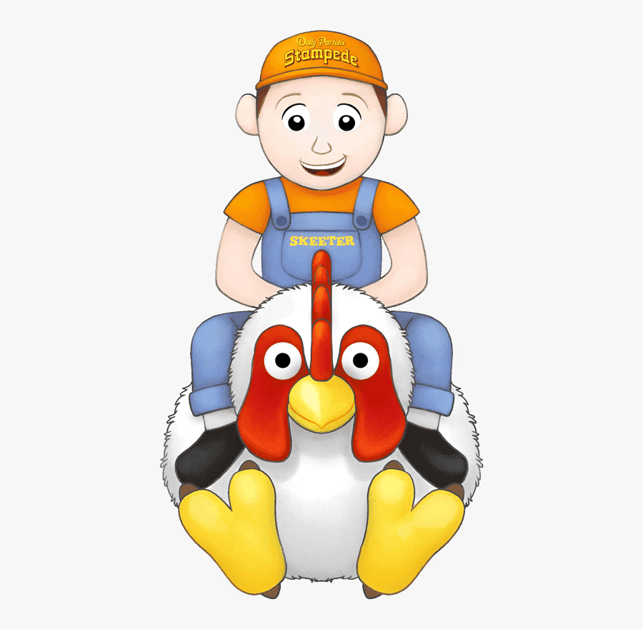 Skeeter And Nugget At Dolly Parton"s Stampede - Cartoon, Transparent Clipart