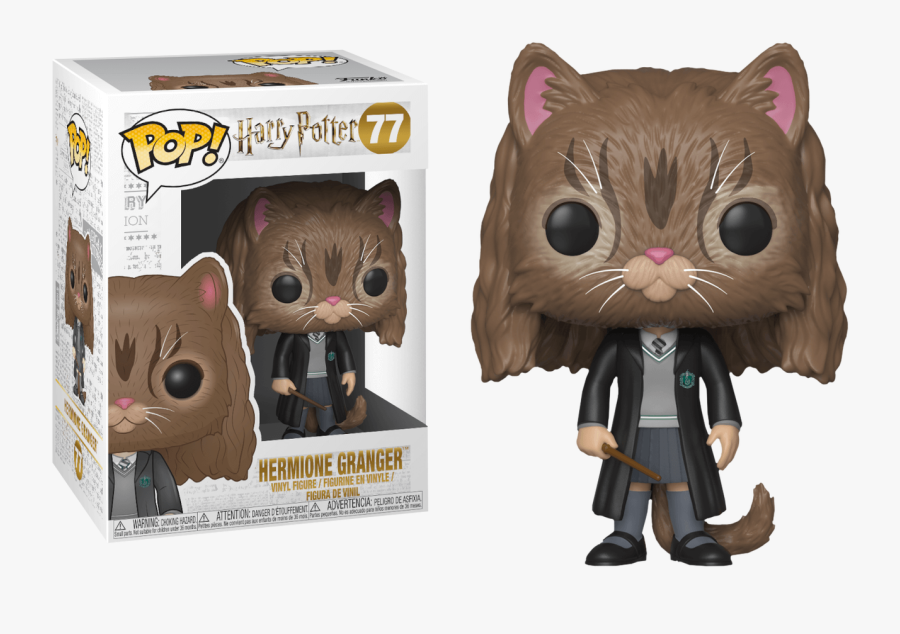 Hermione Granger As Cat Pop Vinyl Figure - Hermione Granger Cat Pop, Transparent Clipart