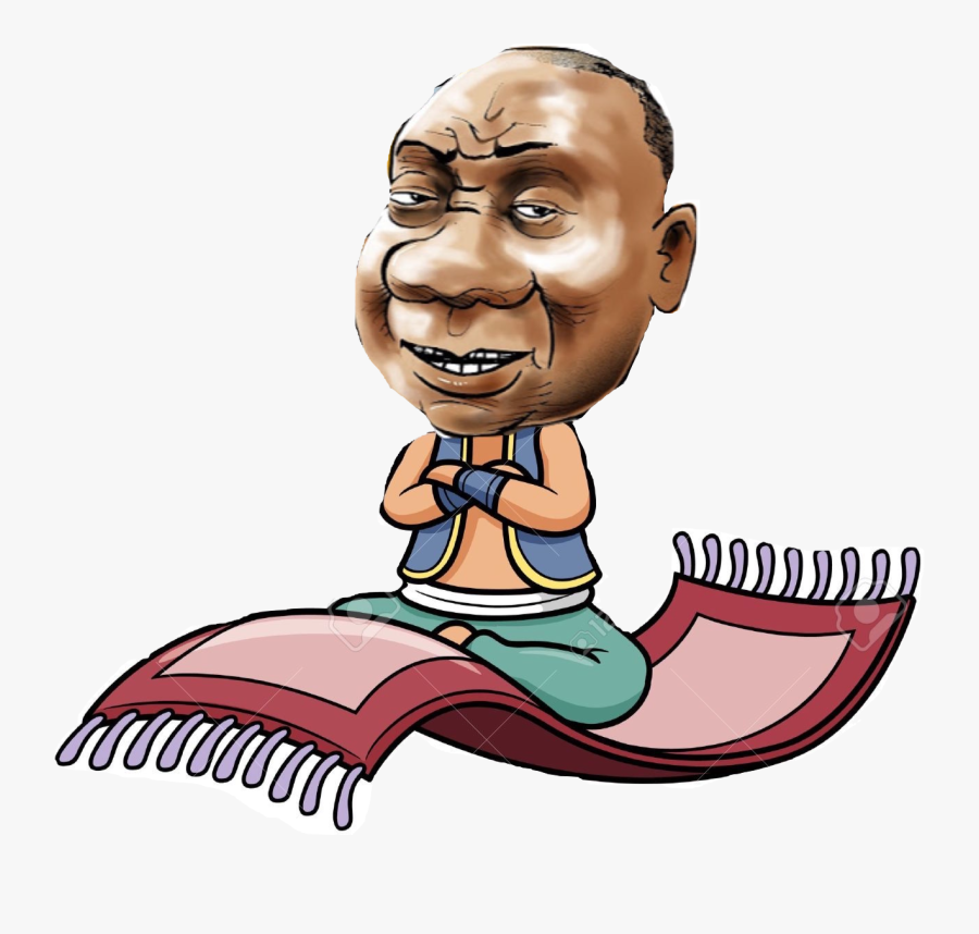 Boy In A Flying Carpet, Transparent Clipart