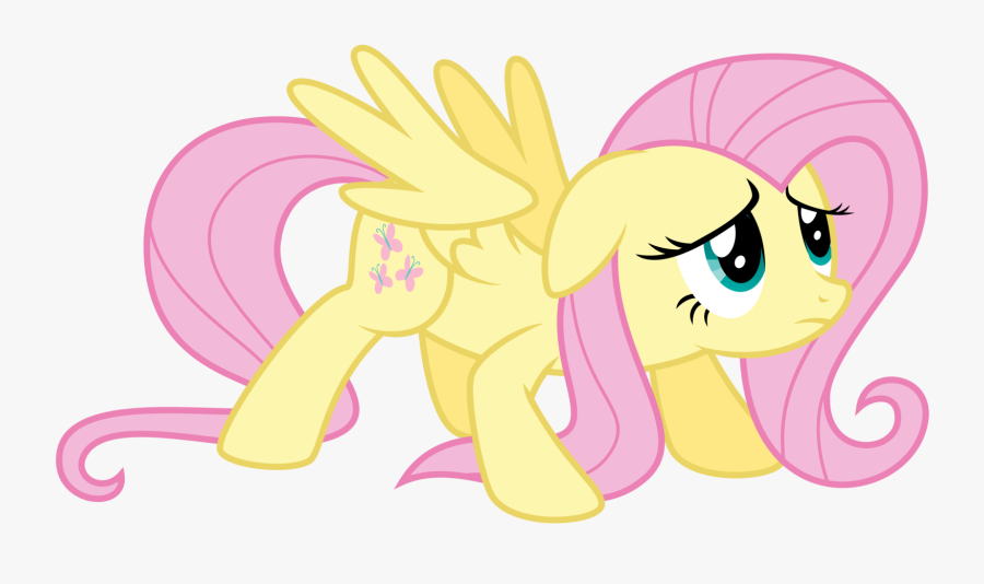 Mlp Fluttershy Scared, Transparent Clipart