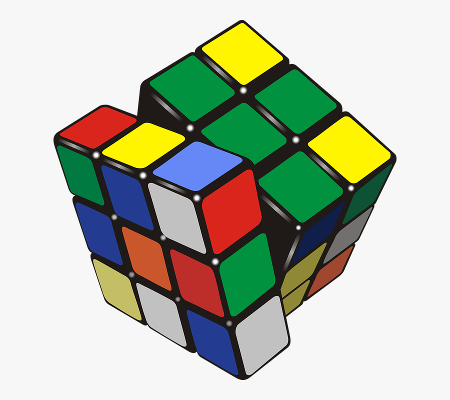 Rubik's Cube, Transparent Clipart