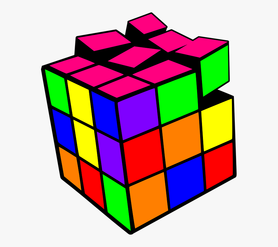 Rubik"s Cube, Toy, Cube, Rubik - Cubo Rubik Vector Png, Transparent Clipart