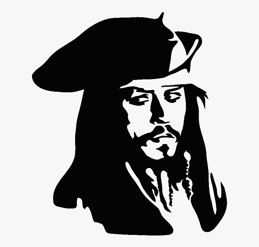 Jack Sparrow Wall Sticker, Transparent Clipart
