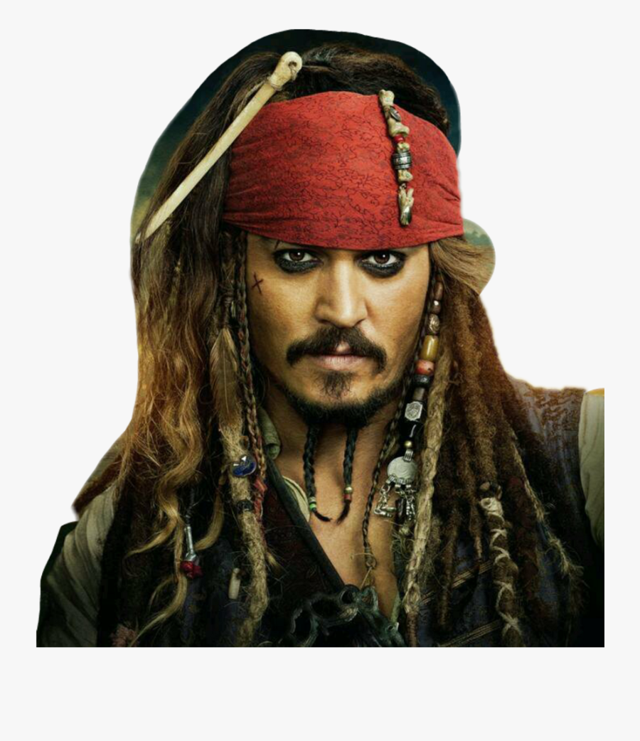 Jack Sparrow Johnny Depp Pirates Of The Caribbean , - Captain Jack Sparrow Movie, Transparent Clipart