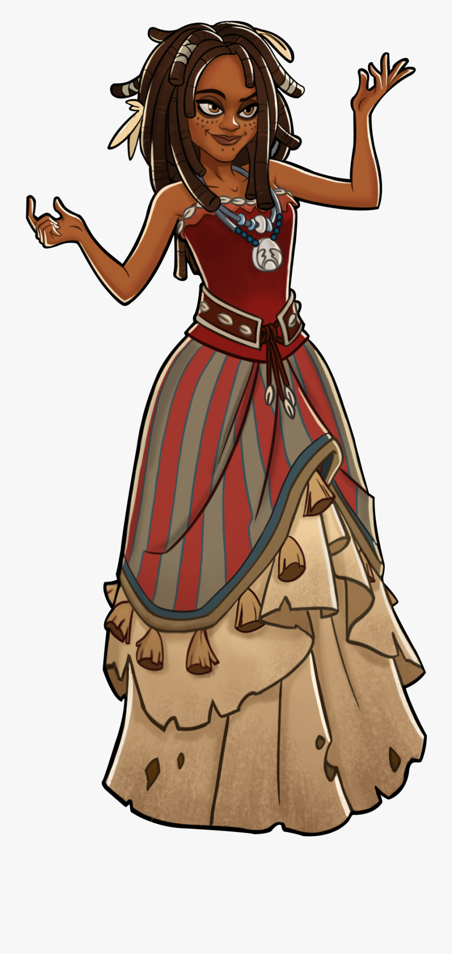 Tia Dalma - Cartoon, Transparent Clipart