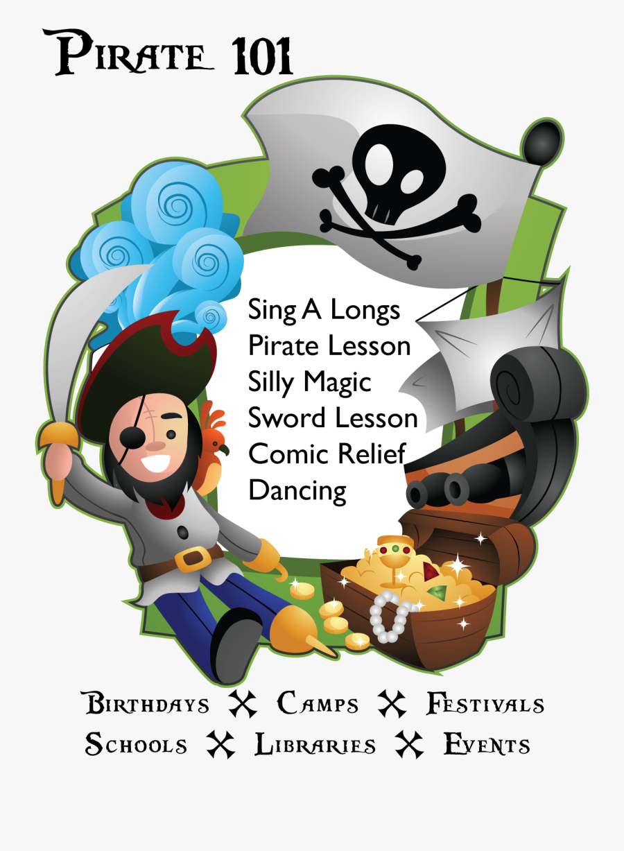 Atlanta Pirate School - Pirate Frames, Transparent Clipart