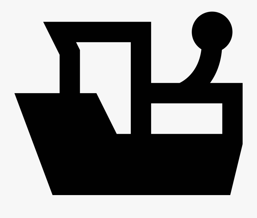 Moored Boat Icon, Transparent Clipart