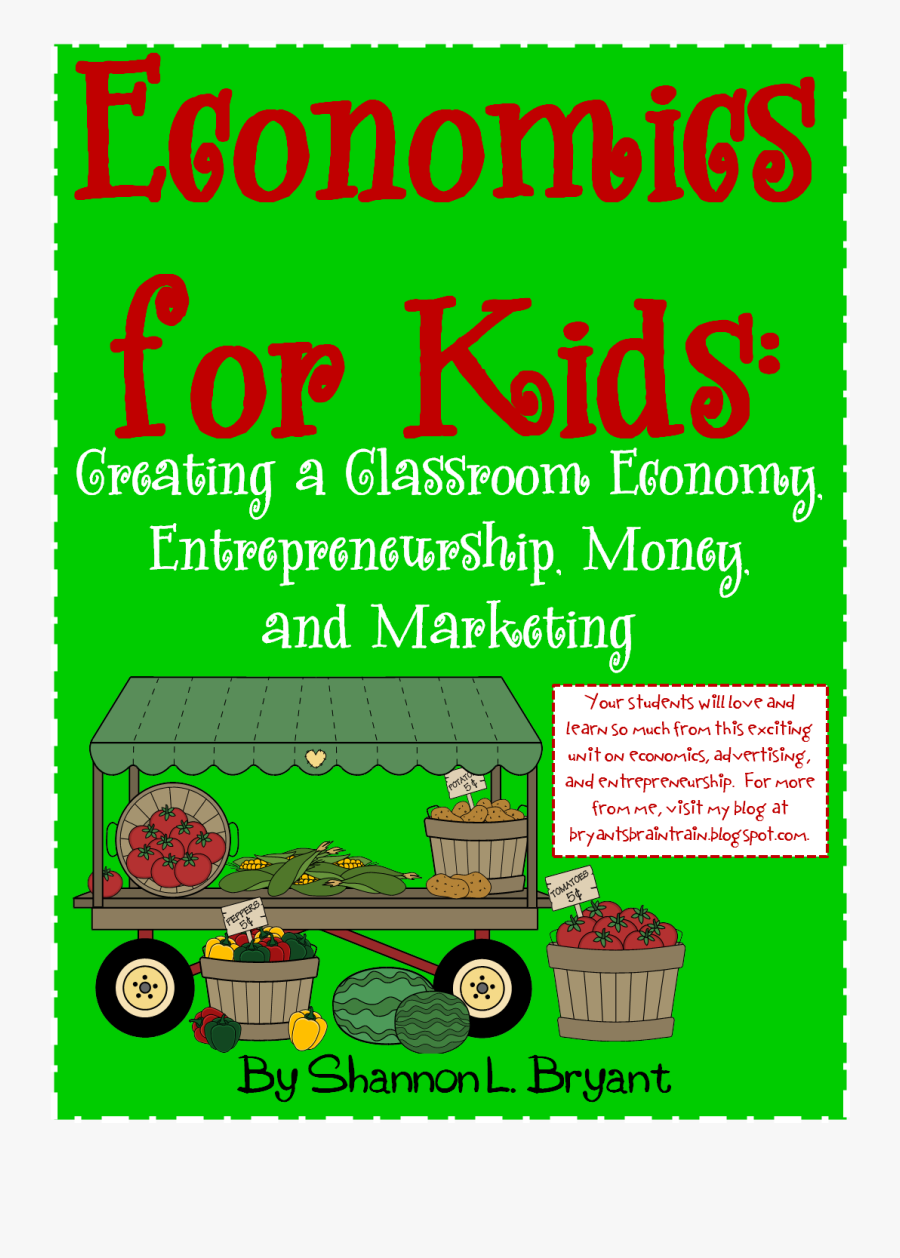 Economics For Kids Book, Transparent Clipart