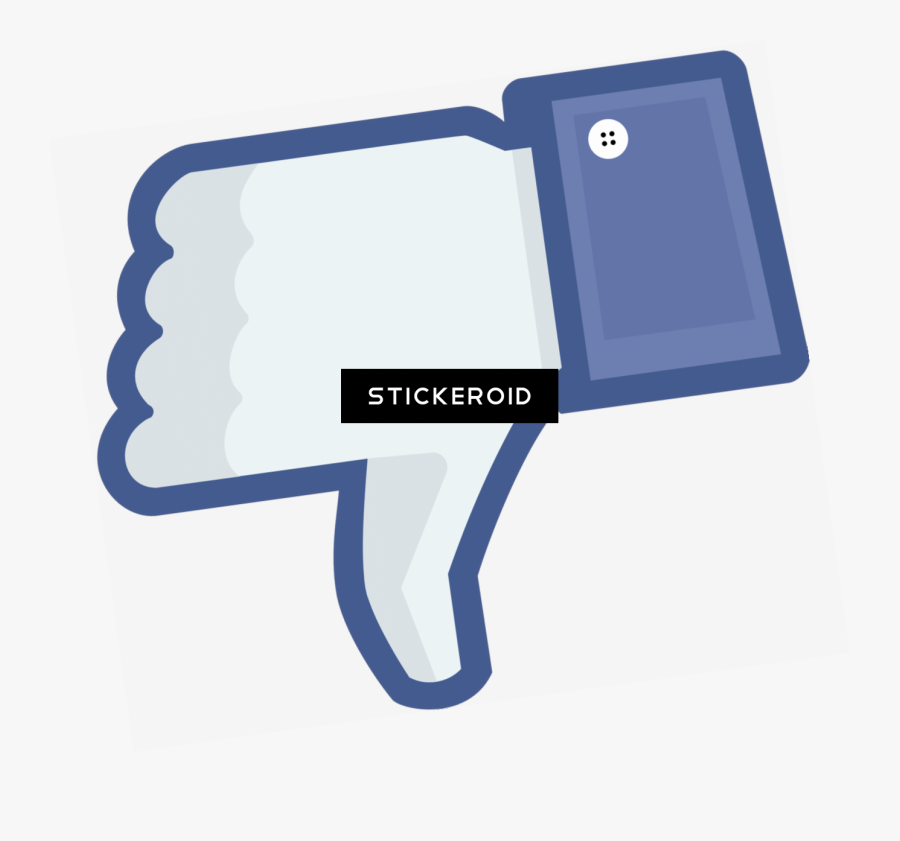 Thumb Down Dislike - Facebook, Transparent Clipart