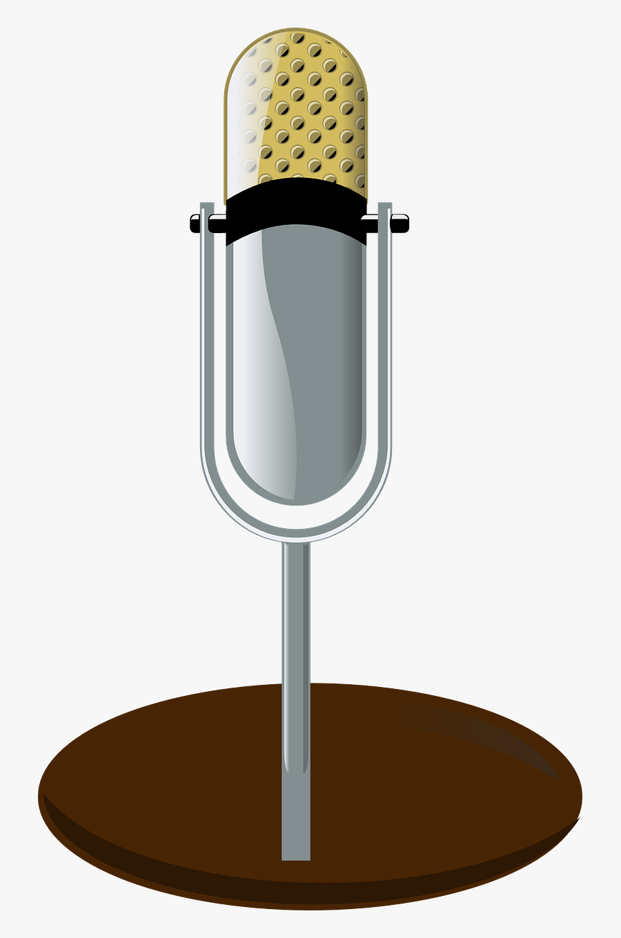 Transparent Microfonos Png - Microphone Clip Art, Transparent Clipart