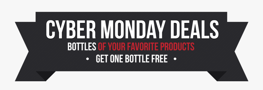 Clip Art Cyber Monday Banner - Graphics, Transparent Clipart