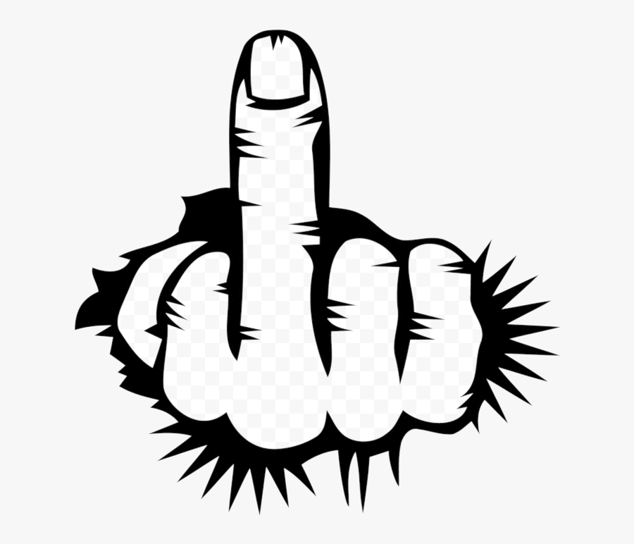 Middle Finger Clipart Royalty Free Through Wall Photomal - Middle Finger, Transparent Clipart