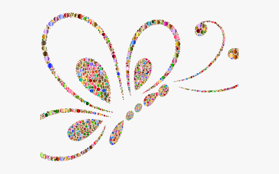 Line Art Clipart Decal - Clipart Drawing Butterfly Png, Transparent Clipart