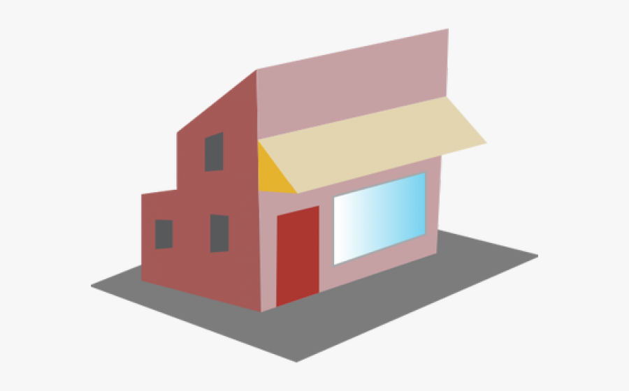 Retailer Cliparts Building - Retail Store Drawing, Transparent Clipart