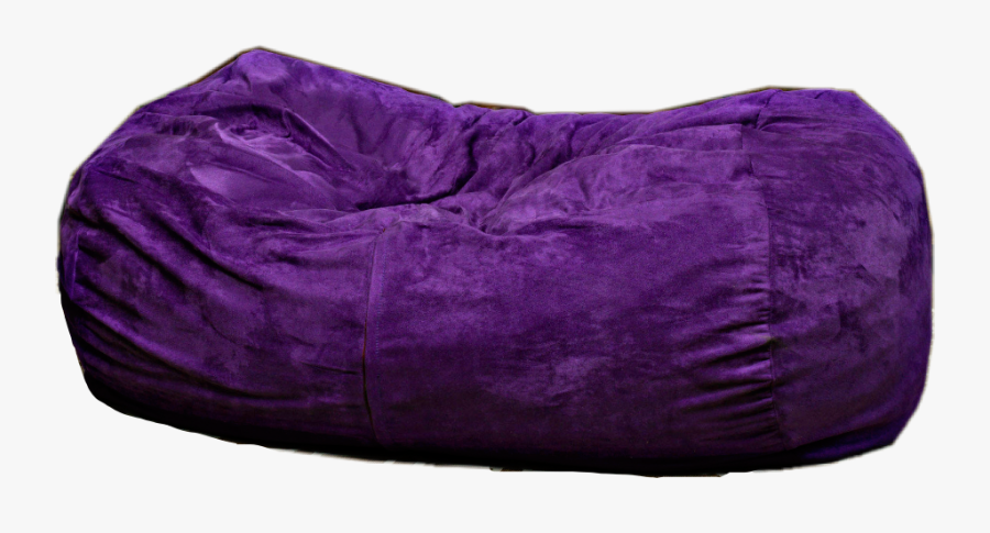 #purple #beanbag #lounger #chair #furniture #comfy - Bean Bag Chair, Transparent Clipart