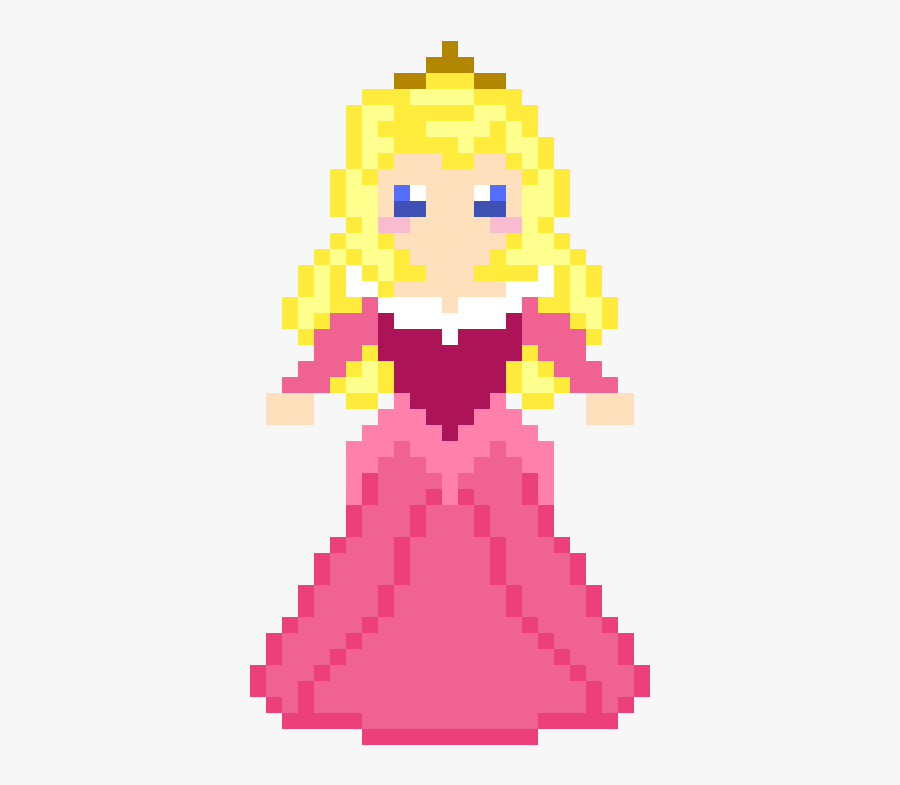 Pixel Art Disney Ariel, Transparent Clipart