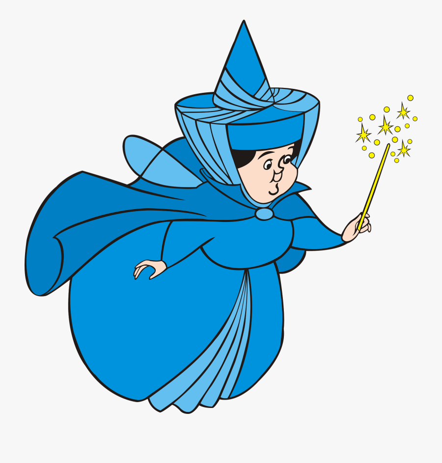 Clip Art Sleeping Beauty Fairy Godmother - Cartoon Sleeping Beauty Fairies, Transparent Clipart