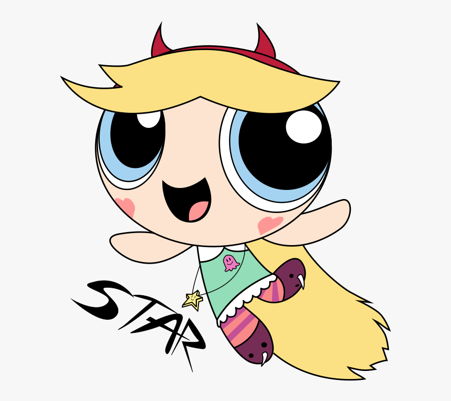 Star Butterfly Powerpuff Girls , Png Download - Powerpuff Girls Star Butterfly, Transparent Clipart