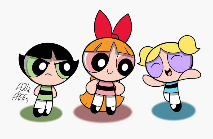 Blossom And Her Sisters - Original Blossom Powerpuff Girls, Transparent Clipart