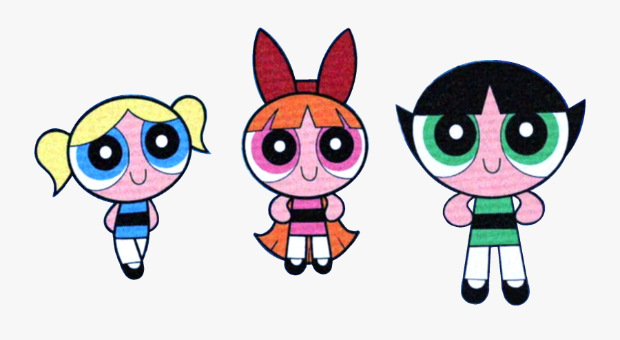 Stuck Clip The Powerpuff Girls Clipart Freeuse Library - Powerpuff Girls Blossom Bubbles & Buttercup, Transparent Clipart
